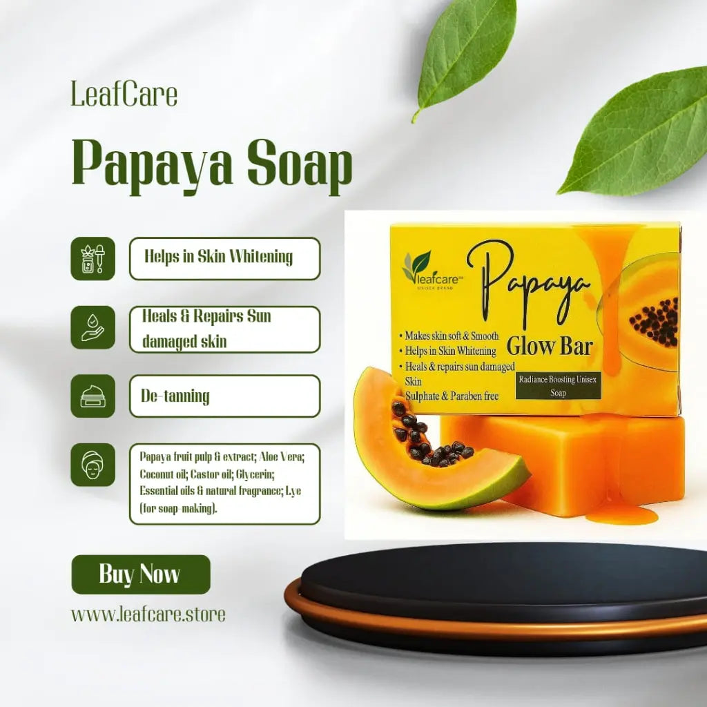 Papaya Glow Bar: Pack of 3
